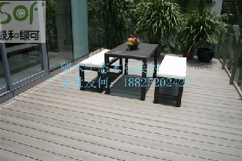 海南仿木纹地板 户外空间的理想选择与生态木地板优势